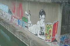 Lecture au bord du fleuve